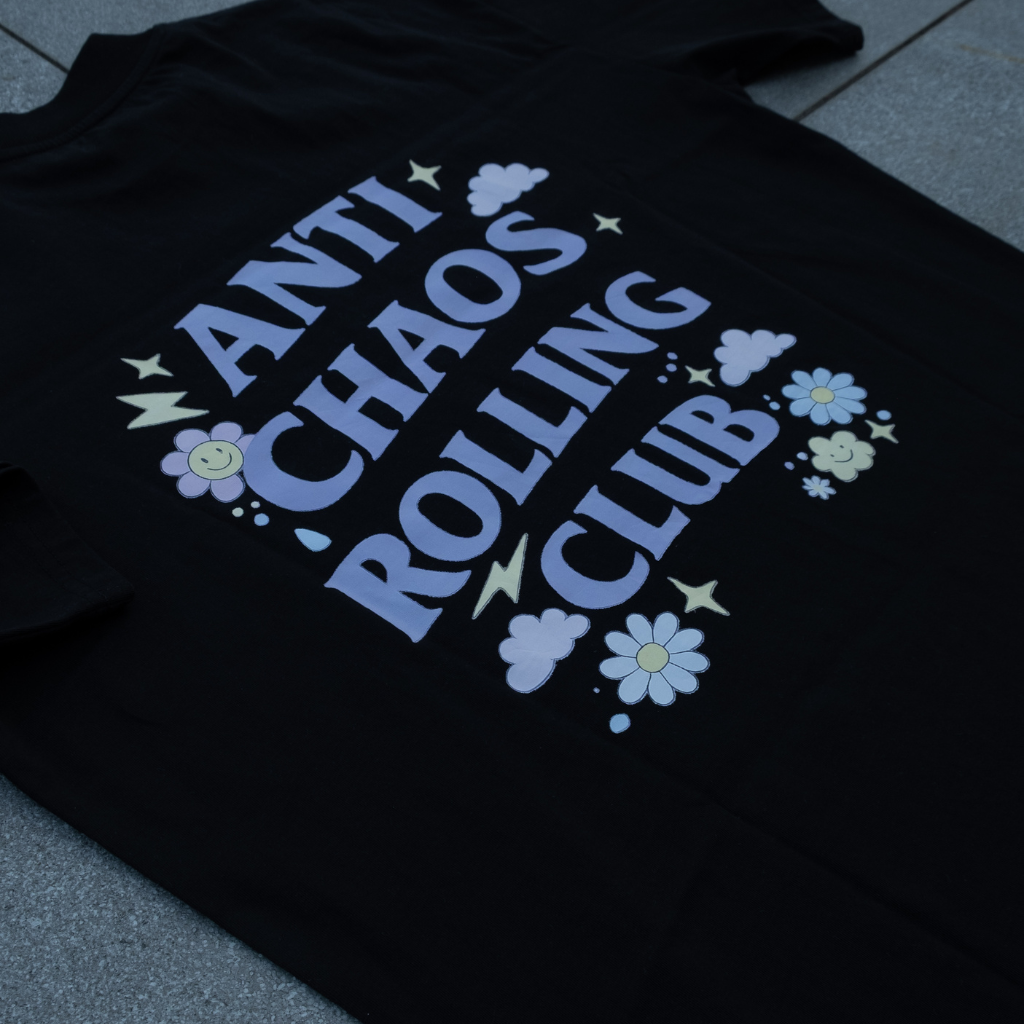 Anti chaos rolling club - Oversized Shirt
