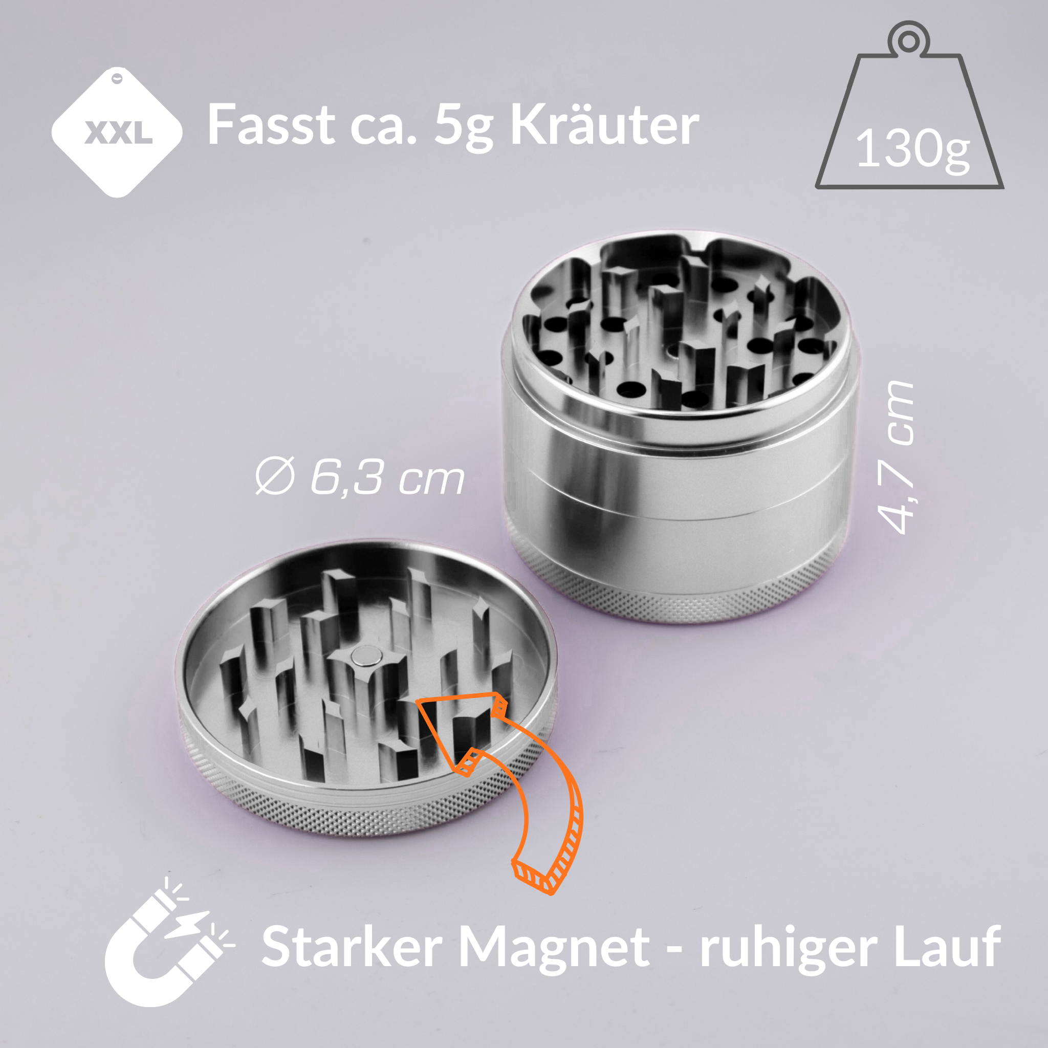 Premium Maxi Grinder (63mm)