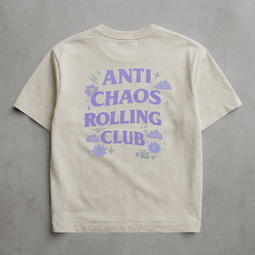 Anti chaos rolling club - Oversized Shirt