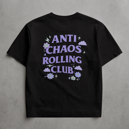 Anti chaos rolling club - Oversized Shirt